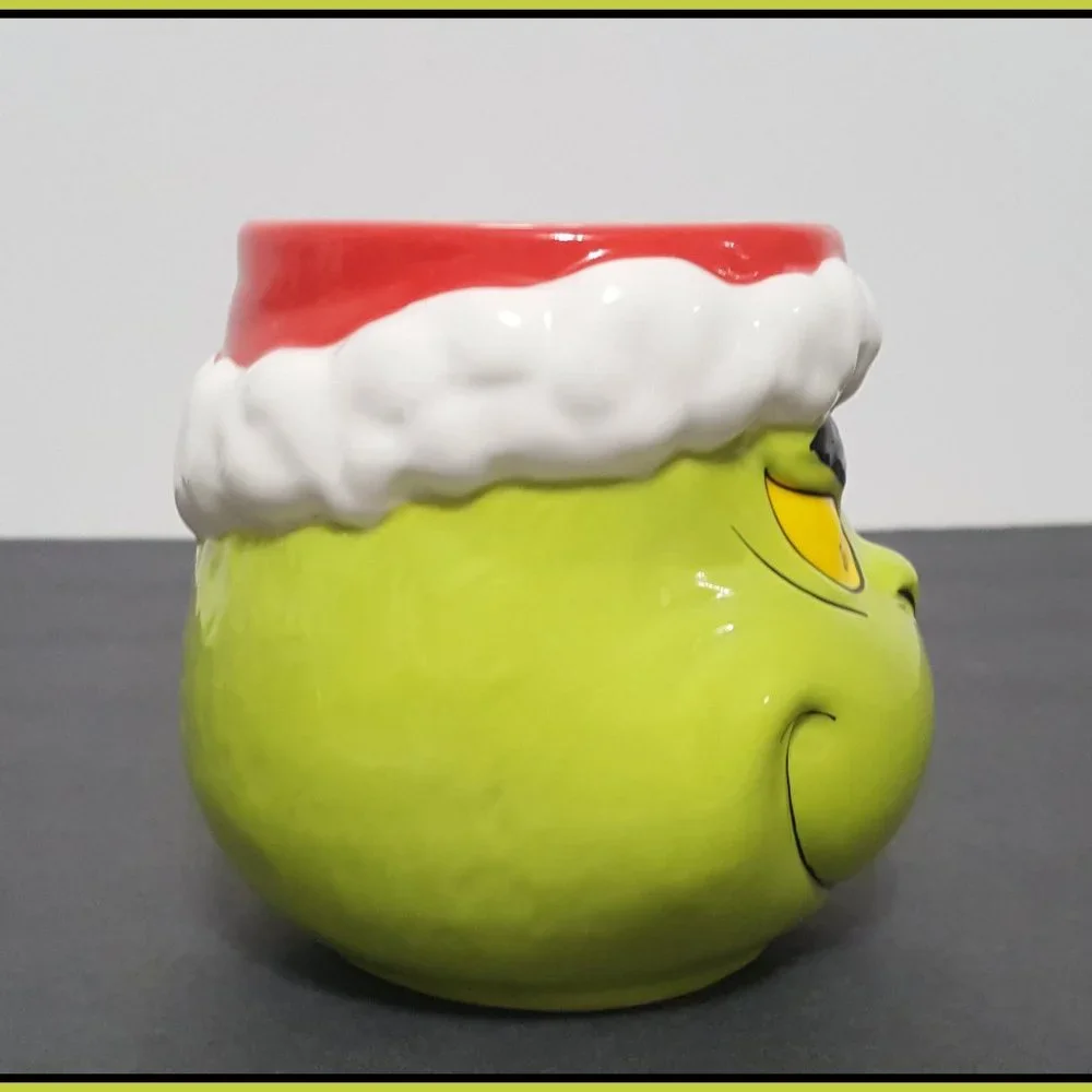 NEW Williams Sonoma The Grinch Figural Mug 28 OZ Stoneware